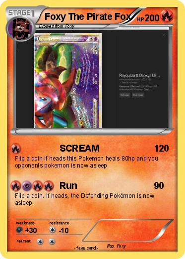 Pokemon Foxy The Pirate Fox