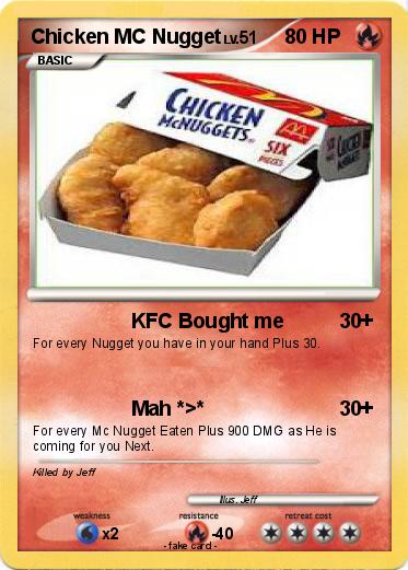 Pokemon Chicken MC Nugget