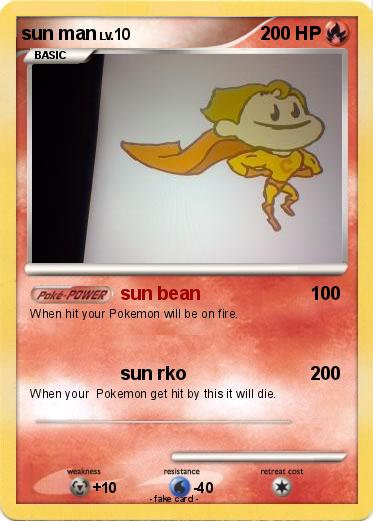 Pokemon sun man