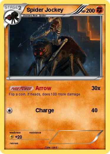 Pokemon Spider Jockey