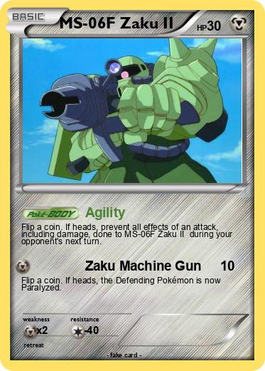 Pokemon MS-06F Zaku II