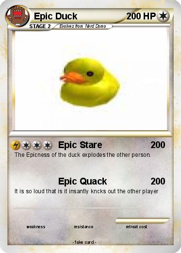 Pokemon Epic Duck