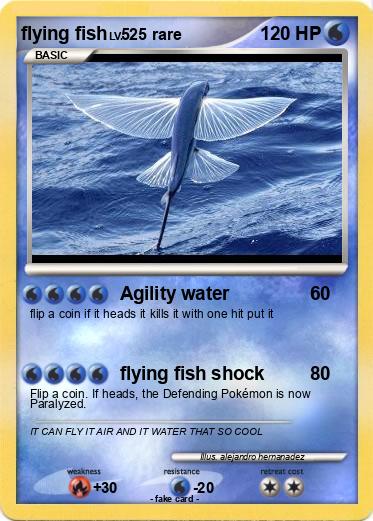 Pokemon flying fish