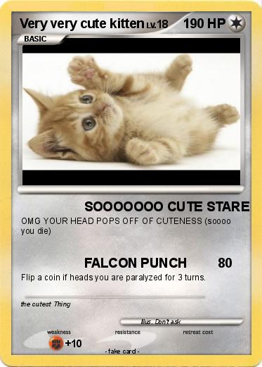 Pokemon Very very cute kitten