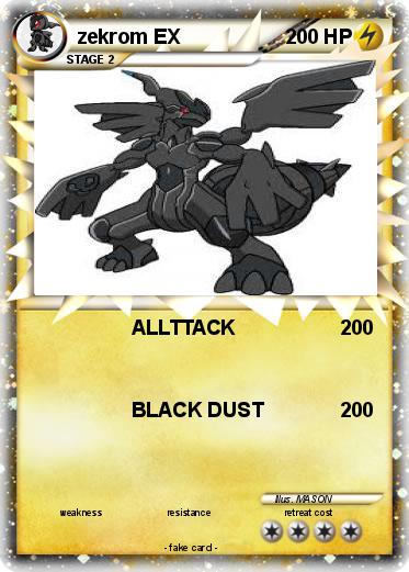 Pokemon zekrom EX