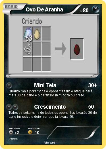 Pokemon Ovo De Aranha
