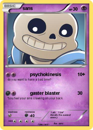 Pokemon sans