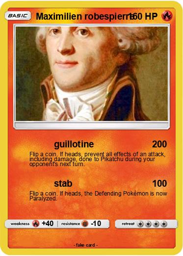 Pokemon Maximilien robespierre
