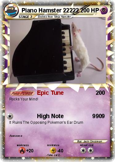 Pokemon Piano Hamster 22222