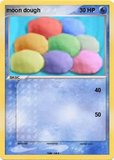 Pokemon moon dough