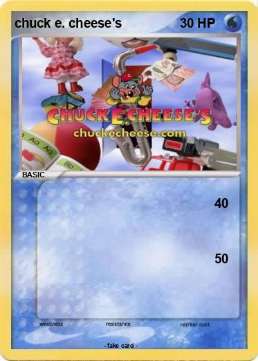 Pokemon chuck e. cheese's