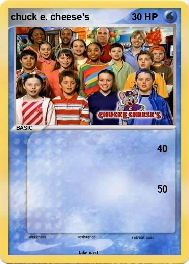 Pokemon chuck e. cheese's