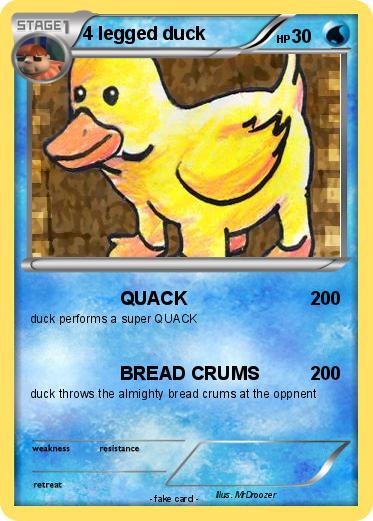 Pokemon 4 legged duck