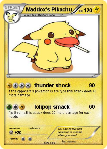 Pokemon Maddox's Pikachu