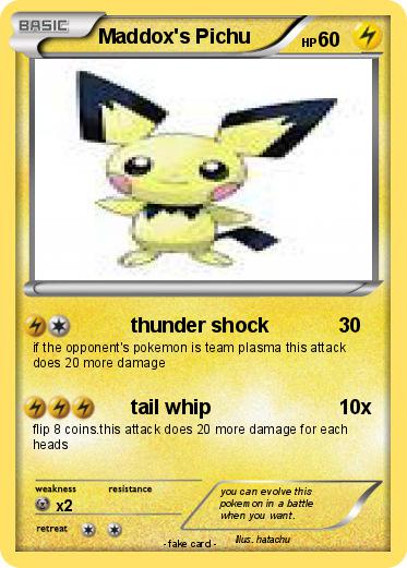 Pokemon Maddox's Pichu