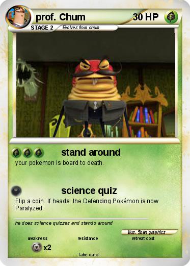 Pokemon prof. Chum