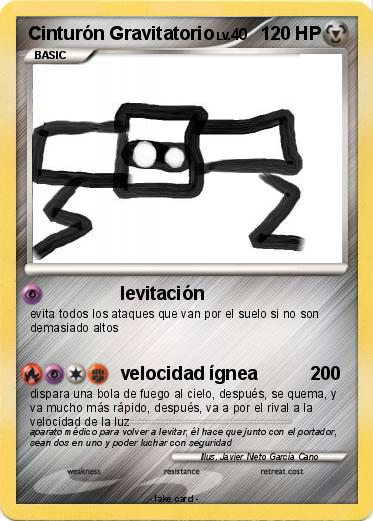 Pokemon Cinturón Gravitatorio