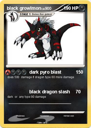 Pokemon black growlmon