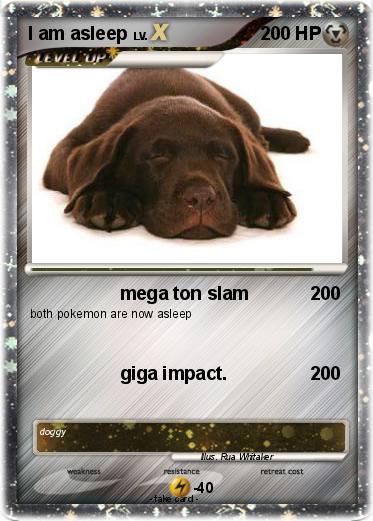 Pokemon I am asleep