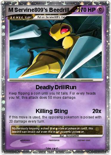 Pokemon M Servine809's Beedrill