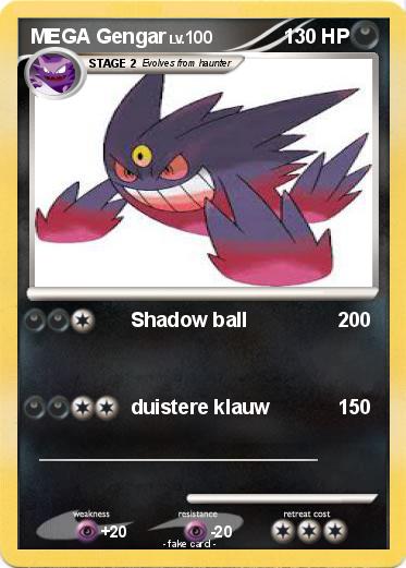 Pokemon MEGA Gengar