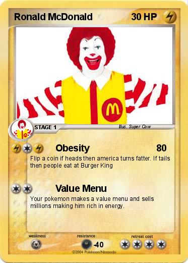 Pokemon Ronald McDonald
