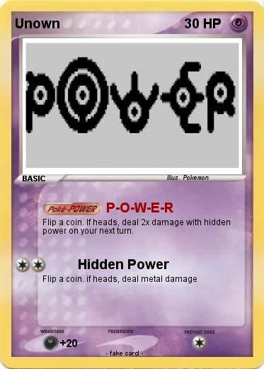Pokemon Unown
