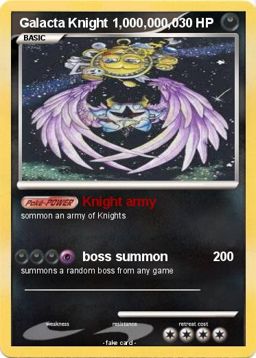Pokemon Galacta Knight 1,000,000,0
