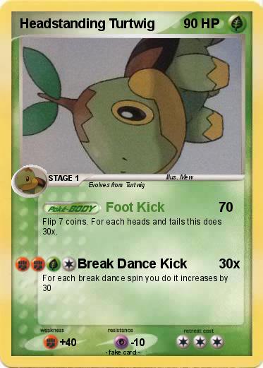 Pokemon Headstanding Turtwig