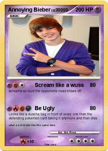 Pokemon Annoying Bieber