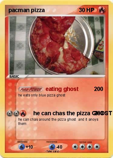 Pokemon pacman pizza