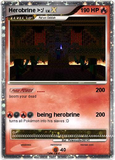 Pokemon Herobrine >:/