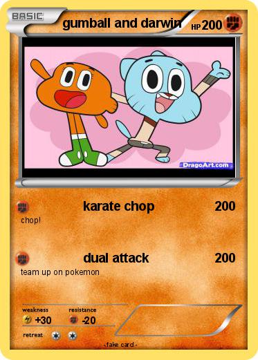 Pokemon gumball and darwin