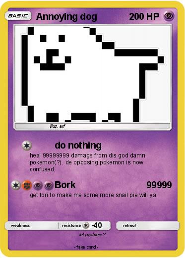 Pokemon Annoying dog