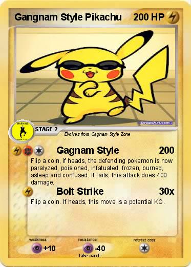 Pokemon Gangnam Style Pikachu