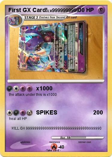 Pokemon First GX Card!