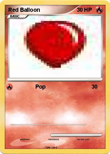 Pokemon Red Balloon
