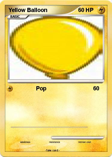 Pokemon Yellow Balloon