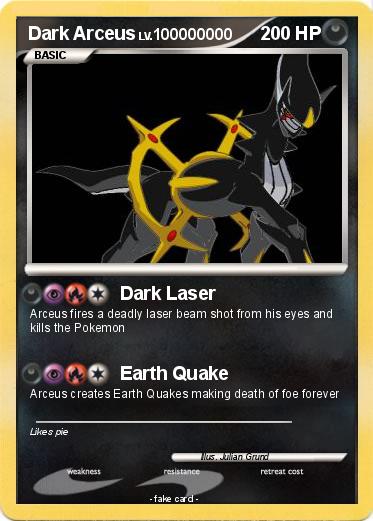 Pokemon Dark Arceus