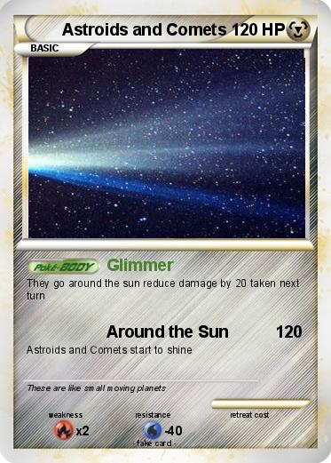Pokemon Astroids and Comets