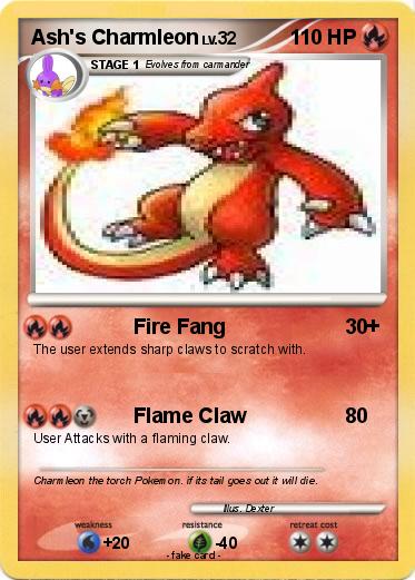 Pokemon Ash's Charmleon
