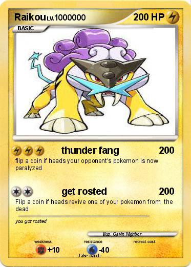 Pokemon Raikou