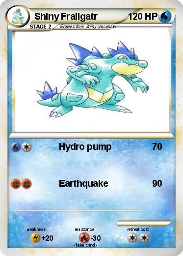 Pokemon Shiny Fraligatr