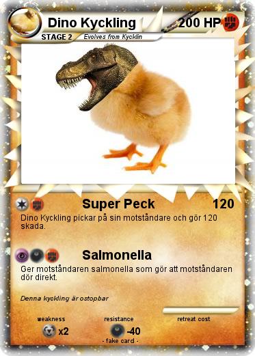 Pokemon Dino Kyckling