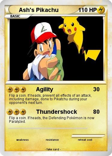 Pokemon Ash's Pikachu