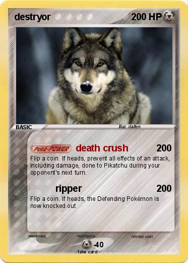 Pokemon destryor
