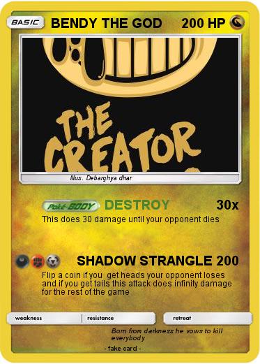 Pokemon BENDY THE GOD
