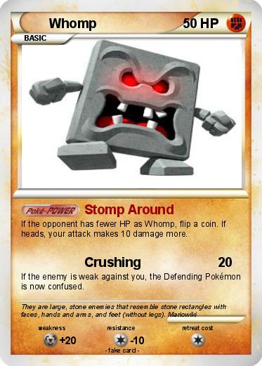 Pokemon Whomp