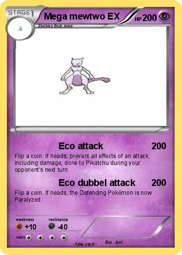 Pokemon Mega mewtwo EX