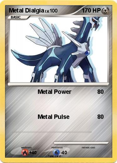 Pokemon Metal Dialgia